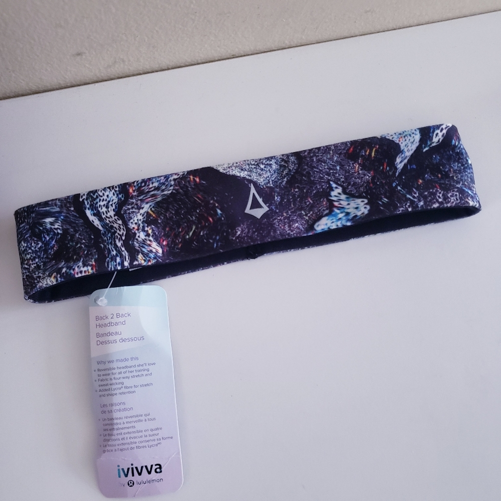 Ivivva By Lululemon BNWT " Back 2 Back Headband" - Multi O/S